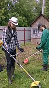 покос травы